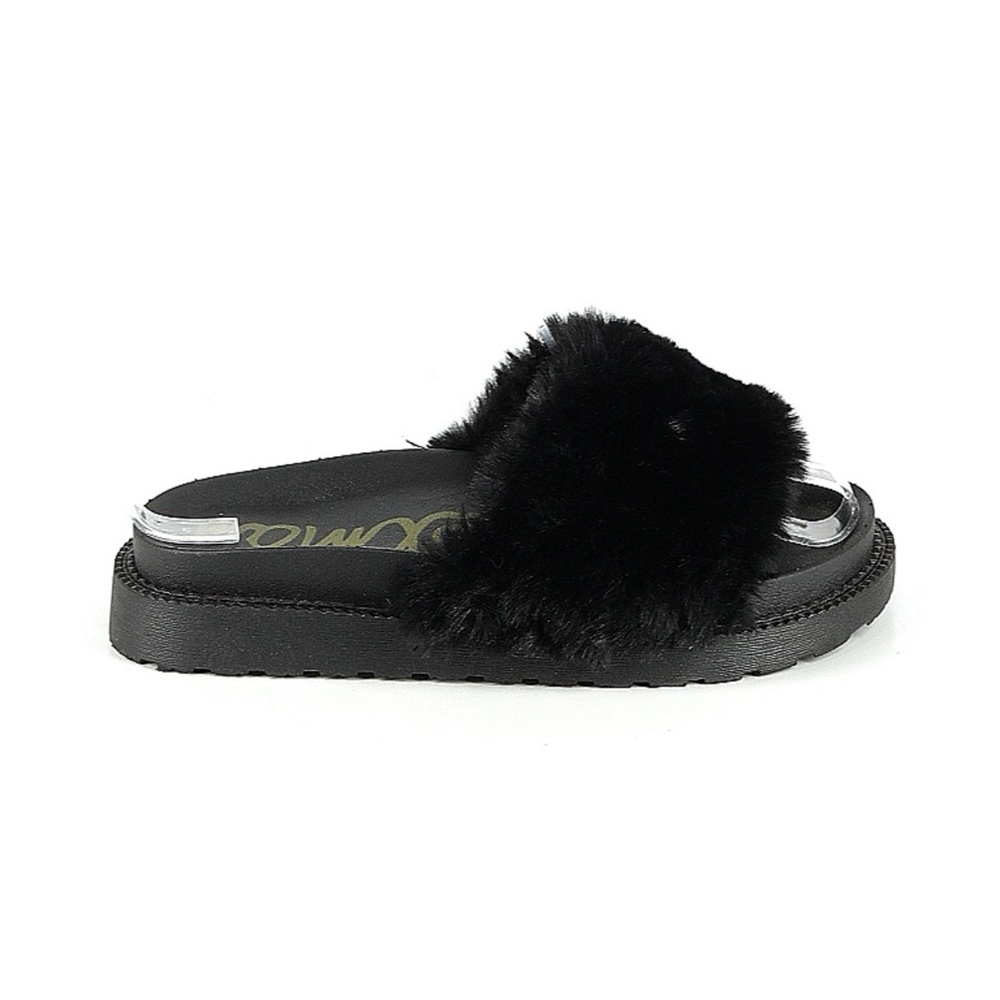 NWOB Sam Edelman Blaire faux fur slip on sandals